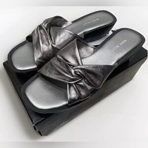 Nine West Wincullen Pewter Women’s Sandals size 7.5